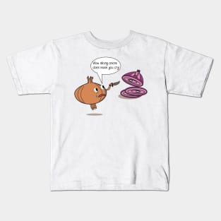 Slicing onion Kids T-Shirt